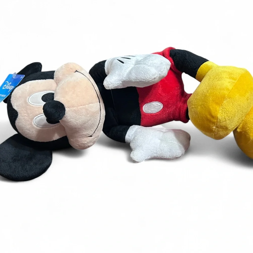 DISNEY Mickey Mouse Plush Toy - Black, Red, Yellow 18” 2+ NWT